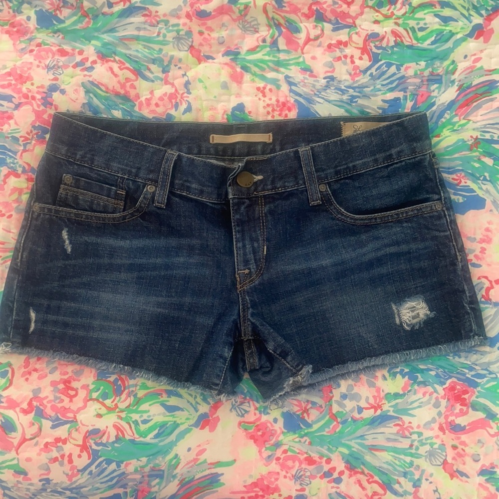 GAP denim blue jean shorts size 4